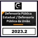 Defensoria Pública Estadual e Federal G7 2023.2) Defensoria Pública, Defensor, DPU